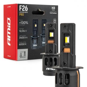 Kit LED Serie F26 PRO LumiTec LIMITED +130% DUO FULL CANBUS H3 12V 24V AMIO