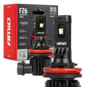 Kit LED Serie F26 PRO LumiTec LIMITED +130% DUO FULL CANBUS H8 H9 H11 H16 12V 24V AMIO